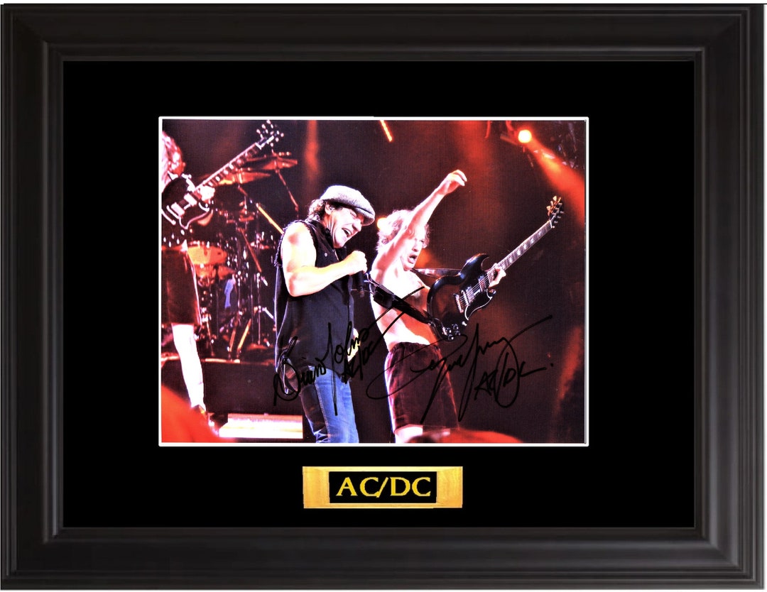 AC/DC Autographed Photo - Etsy