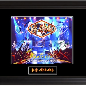 Def Leppard Autograph Photo