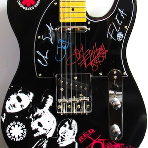 Red Hot Chilli Peppers Autographed guitar