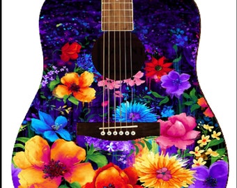 Chitarra acustica/elettrica personalizzata