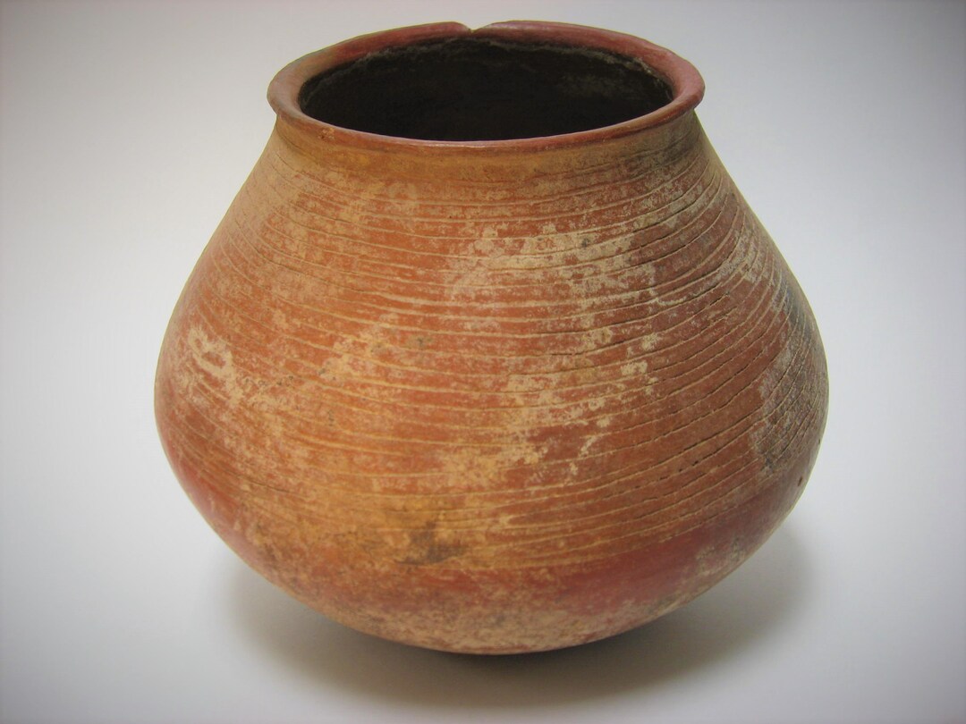 Anasazi Corrugated Pottery, American Indian Pottery , Mogollon Pottery