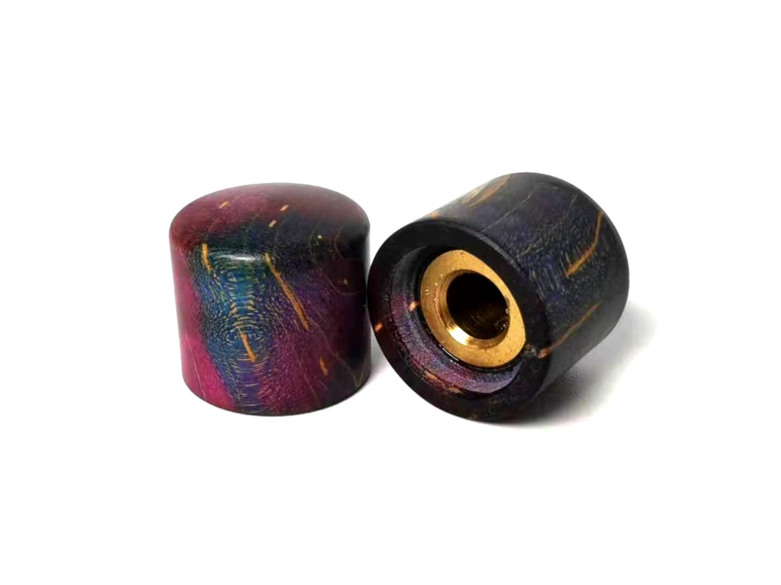 Stabilized Wood Guitar Knobs RS336A Pair Etsy