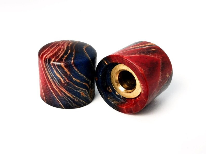 Stabilized Wood Guitar Knobs RS336A Pair Etsy