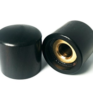 Africa Ebony Wood Guitar Knobs - Dark Lotus (Set of 3)