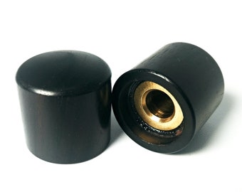 Africa ebbenhouten gitaarknoppen - donkere lotus (set van 3)