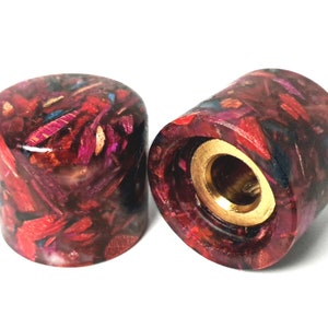 Wooden Guitar Knobs - Cathedral Enamel (Set of 2)