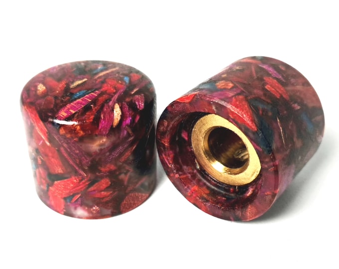 Wooden Guitar Knobs - Cathedral Enamel (Set of 2)