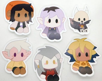 The Owl House "Plush Friends" Stickers