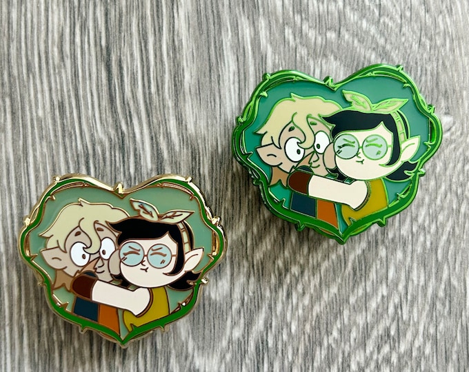 Huntlow Hard Enamel Pin | Hunter & Willow | the Owl House - Etsy