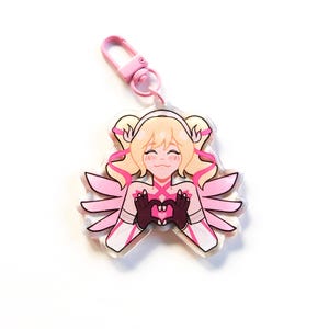 Pink Healer Inspired Acrylic Charm