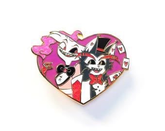 Huskerdust | Husk & Angel | Hazbin Hotel | Premium hård emaljnål