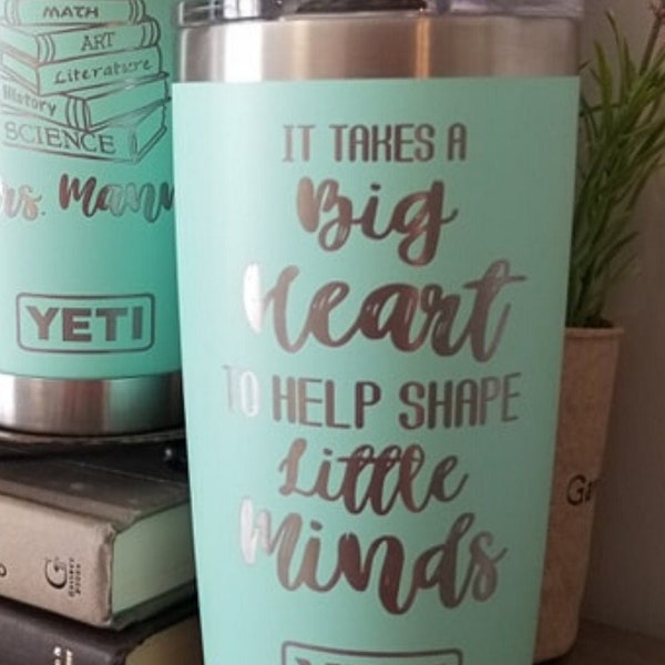 Yeti for Teacher Etsy