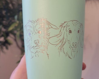 Yeti Cup Personalized, Gift for Dog Lover, Dog Mom, Dog Dad, Dog Walker, Loss of Dog, Gift for Dog Groomer, Dog Gifts, Dog Memorial Gift