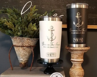 Engraved Yeti, Navigation Compass, Boating Gifts, Captain Tumbler, Boat Captain, Nautical Cup, Boat Captain, Ship Wheel, Ship Anchor