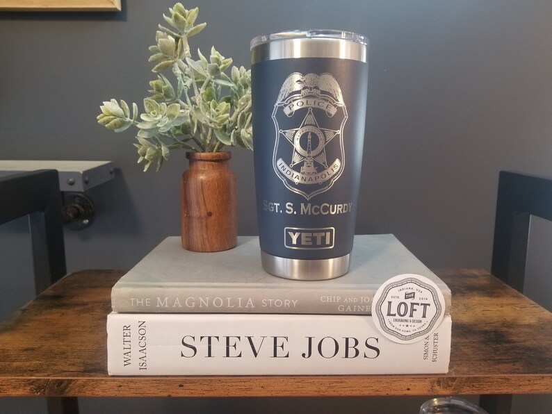 Law Enforcement Engraved Yeti Police Officer Gift Back the Etsy