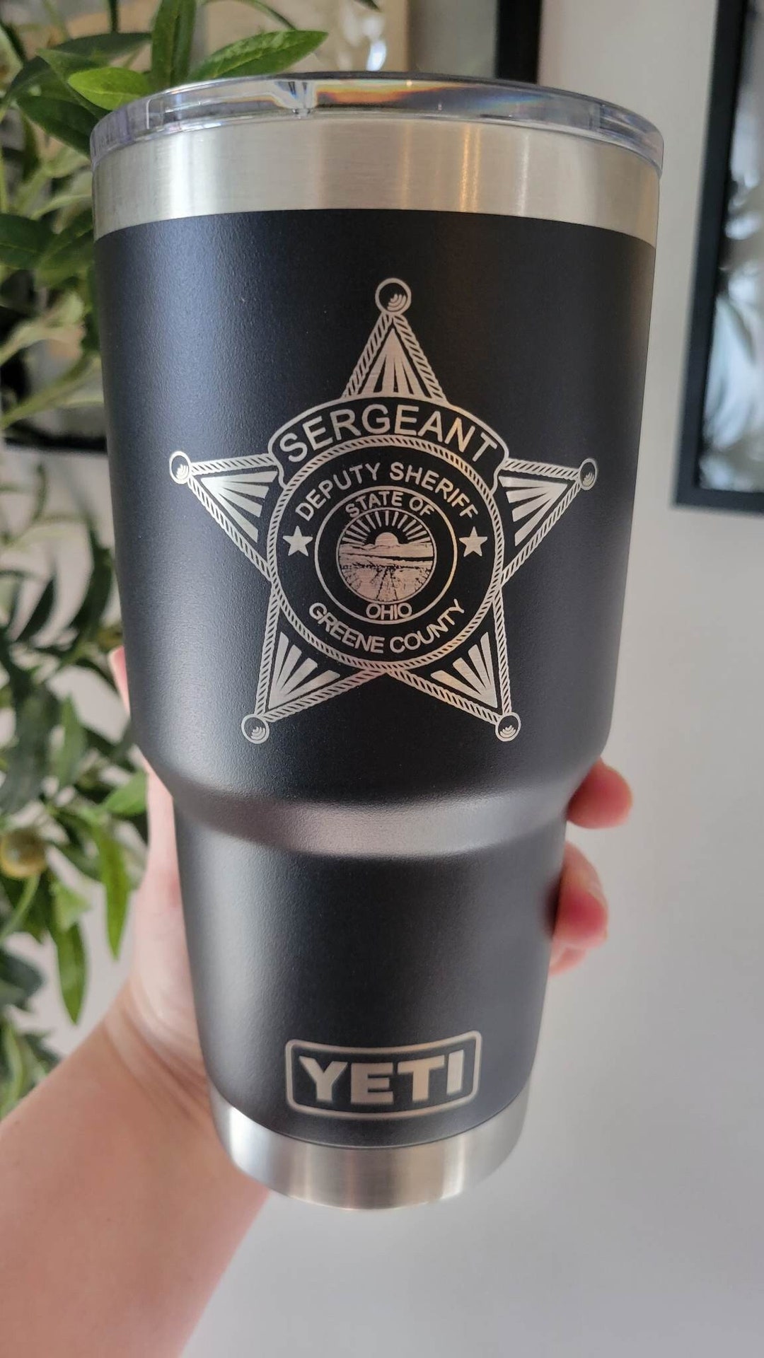 Law Enforcement Engraved Yeti, Police Officer Gift, Custom Engraved Yeti Tumbler, Deputy Coffee