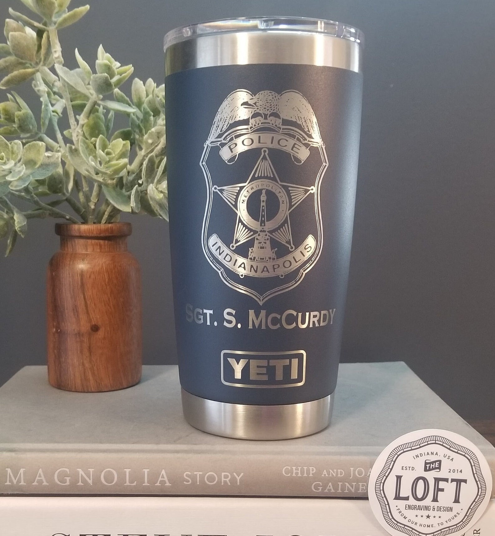 Law Enforcement Engraved Yeti, Police Officer Gift, Custom Engraved