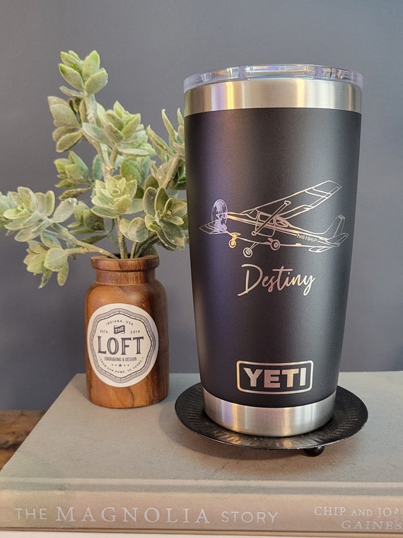 Custom Etched CatZilla Yeti Cups - Love City Excursions