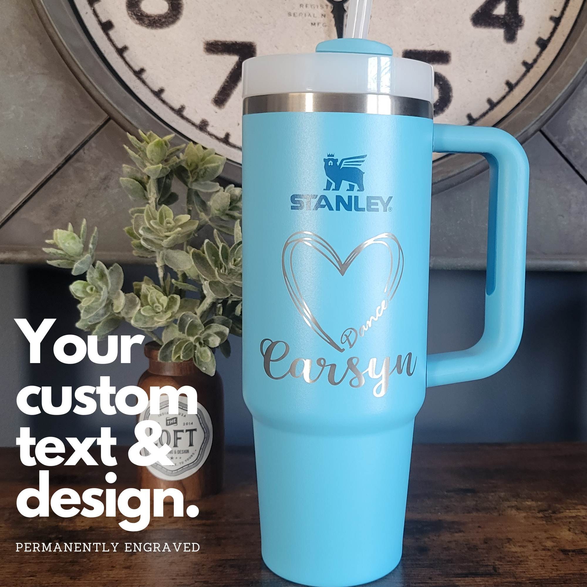 Custom Engraved Stanley Tumbler Personalized Stanley Cup Engraved Custom  Tumbler Stanley Tumbler Gift for Wife Stanley Tumbler 30oz Mama Cup 