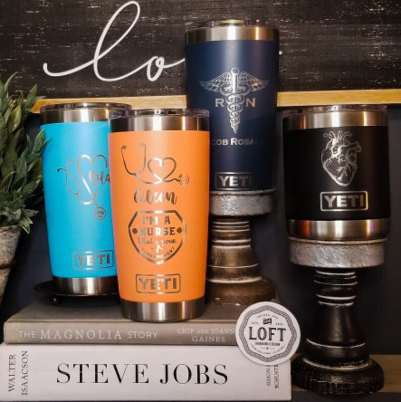 Engraved Yeti for Nurse Personalized Nursing Tumbler Nursing Etsy