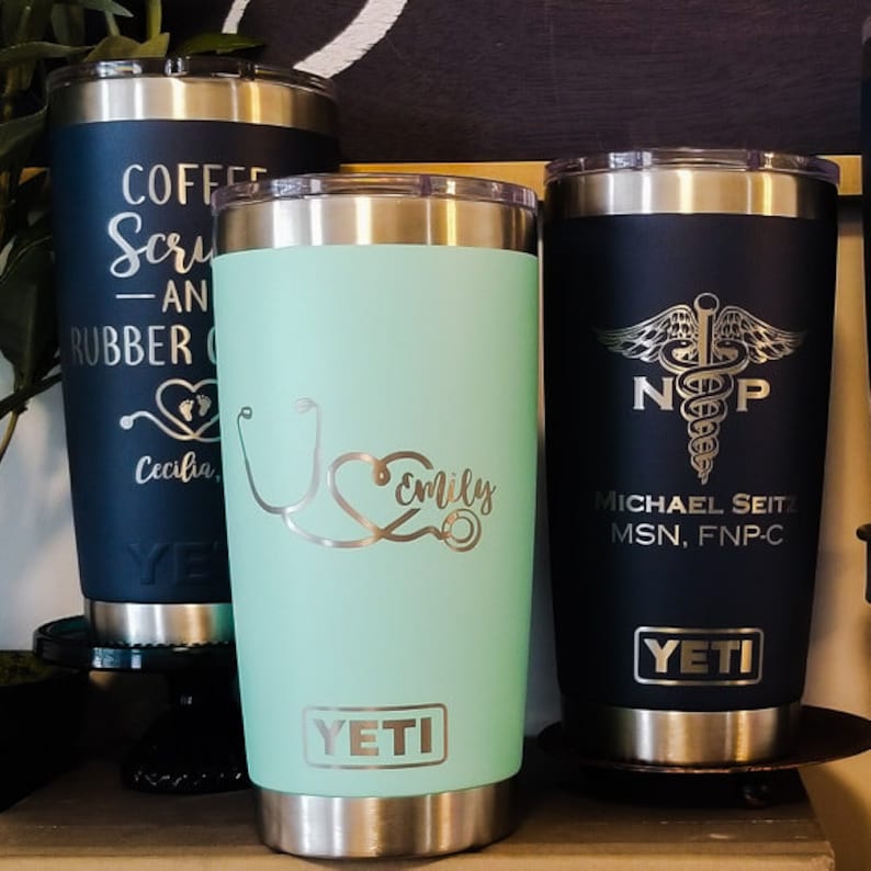 Engraved Yeti for Nurse Personalized Nursing Tumbler Nursing Etsy