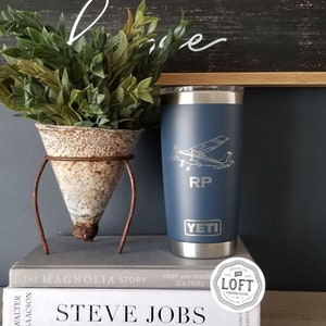 Pilot Gift, Pilot Gift for Men, Airplane Gift, Gift for Pilot, Aviation Gift, Engraved Yeti Tumbler, Airplane Gifts, Pilot Mug, Pilot Wife image 8