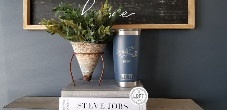 Pilot Gift, Pilot Gift for Men, Airplane Gift, Gift for Pilot, Aviation Gift, Engraved Yeti Tumbler, Airplane Gifts, Pilot Mug, Pilot Wife image 8