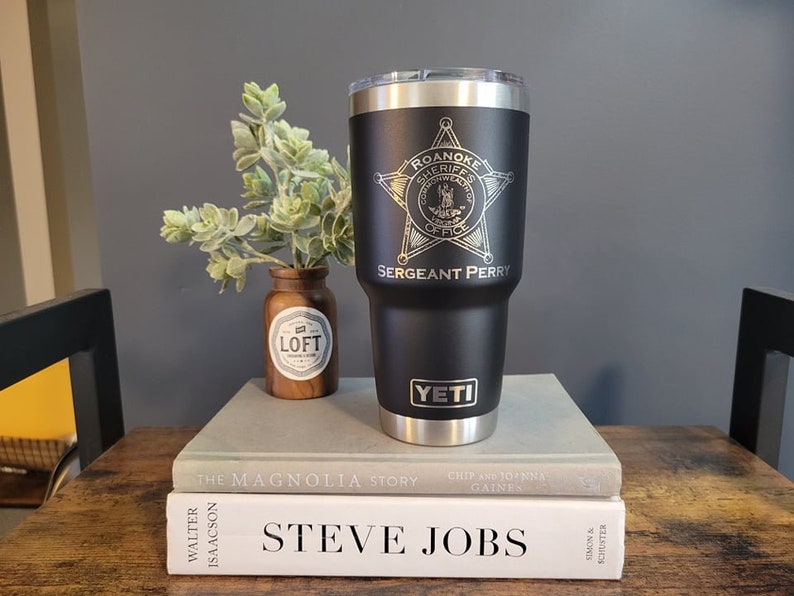 Law Enforcement Engraved Yeti Police Officer Gift Custom Etsy