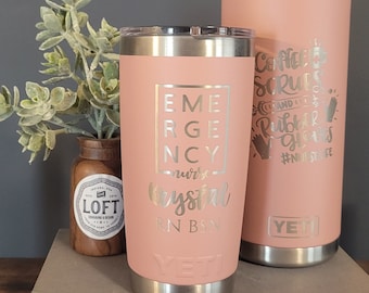 Engraved Yeti for Nurse, Personalized Nursing Tumbler, Nursing School Graduation Gift, Nursing Student, Nursing Gifts, Nurse Retirement