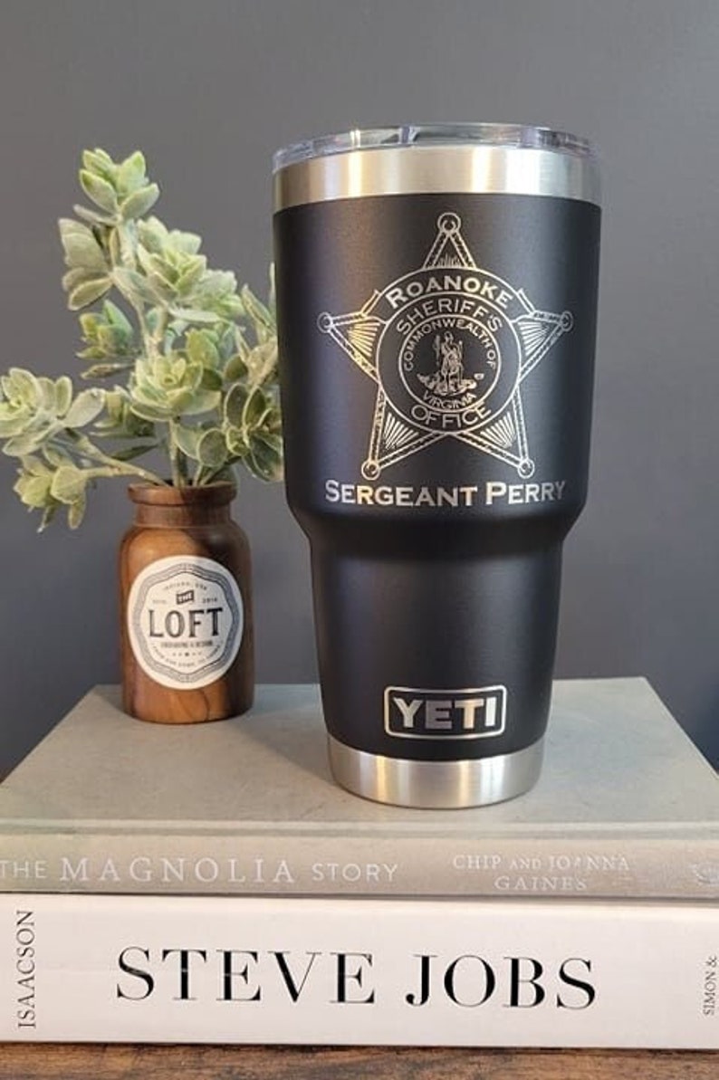 Law Enforcement Engraved Yeti Police Officer Gift Custom Etsy