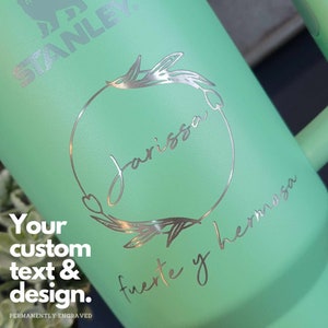 SPRINKLES Custom With Surprise Coordinating Boot Engraved Stanley Adve –  Etch and Ember