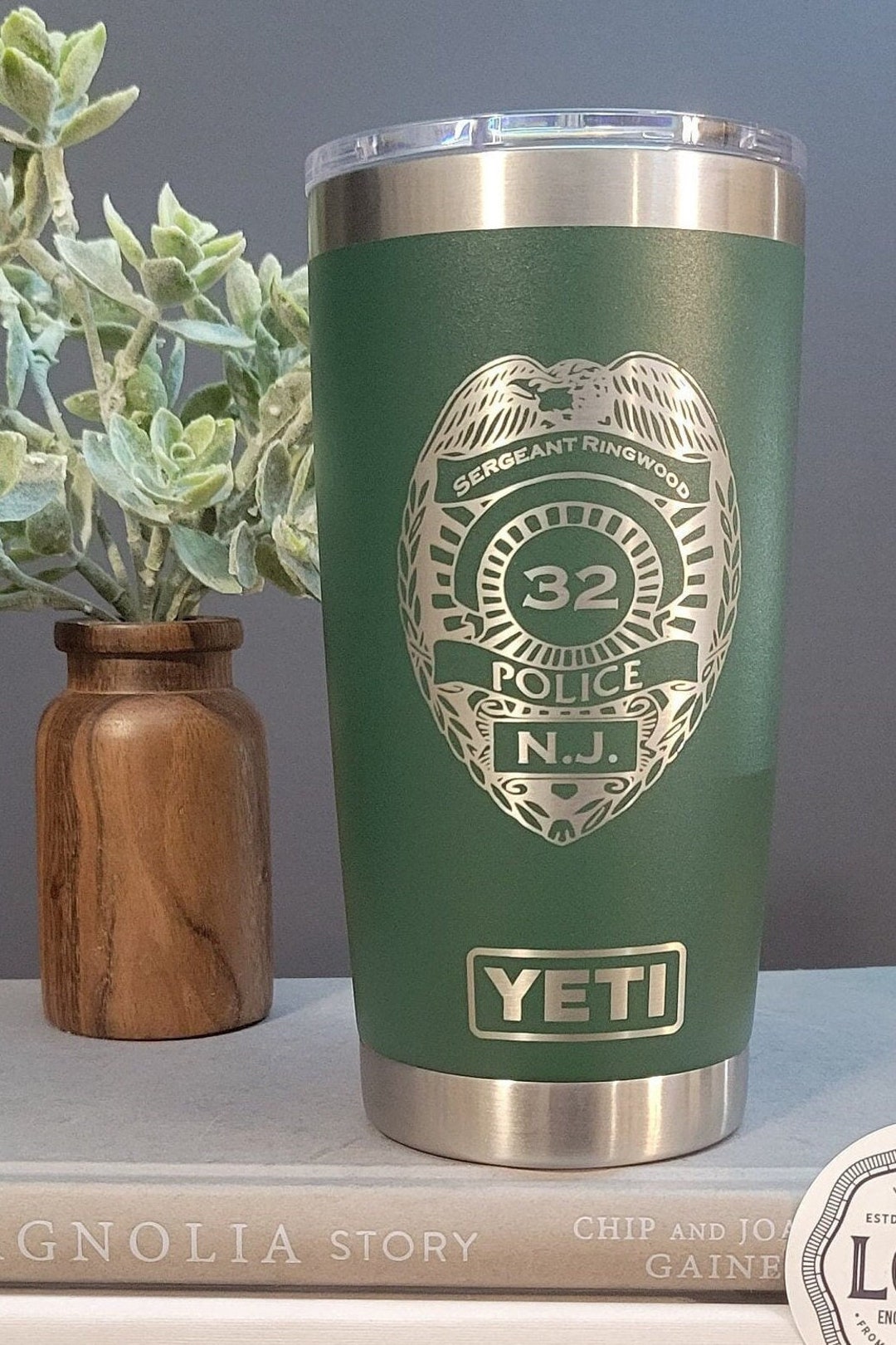 Law Enforcement Engraved Yeti Police Officer Gift Back the Etsy New