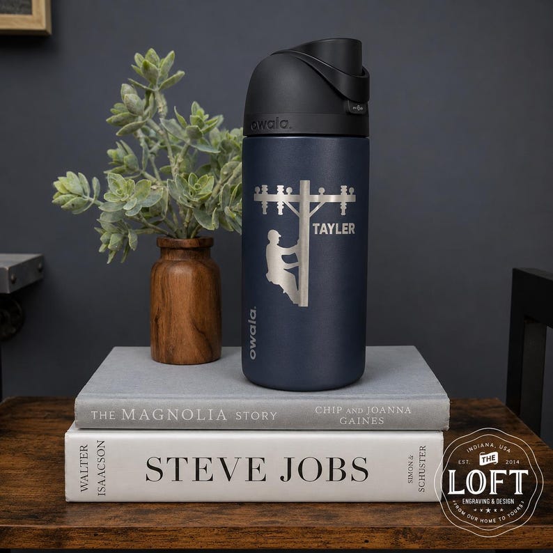 Engraved Yeti for Lineman, Lineman Pole Dancer, Lineman Cup, Journeyman Lineman, Power Lineman, Powerline Gift, Lineman Coffee, Line Life image 15