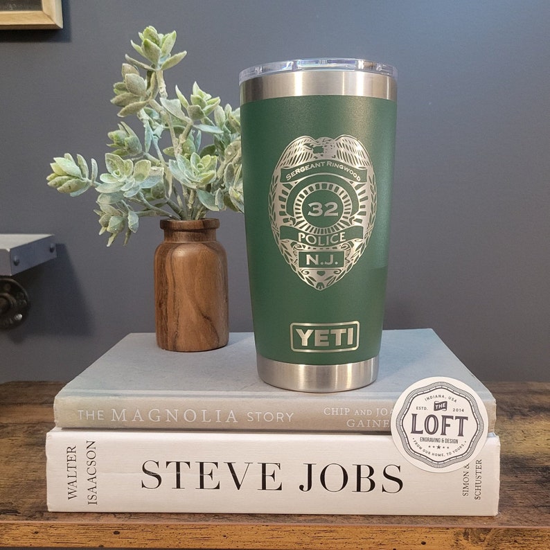 Law Enforcement Engraved Yeti Police Officer Gift Back the Etsy