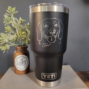 Yeti Cup Personalized, Gift for Dog Lover, Dog Mom, Dog Dad, Dog Walker, Loss of Dog, Gift for Dog Groomer, Dog Gifts, Dog Memorial Gift