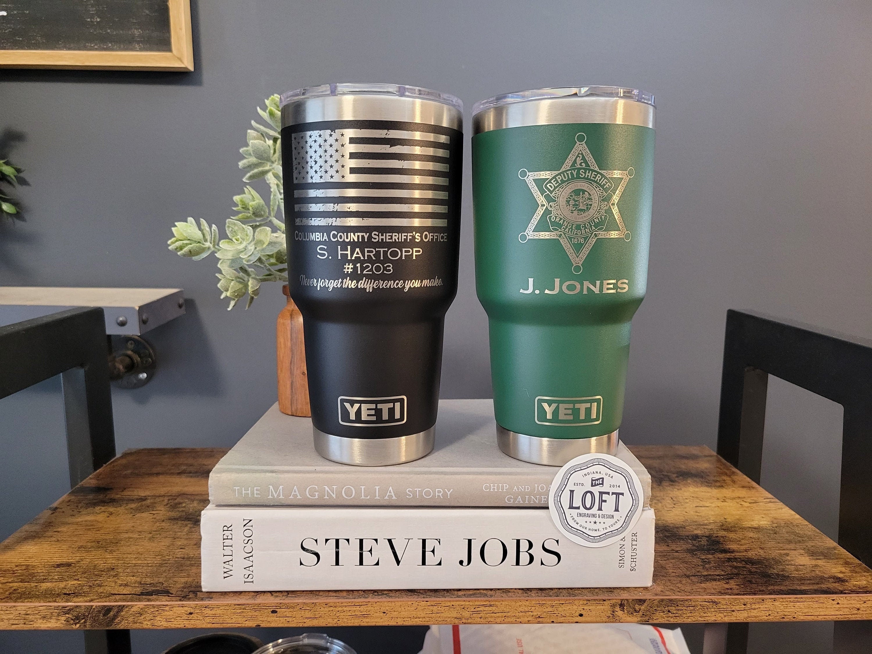 Law Enforcement Engraved Yeti Police Officer Gift Back the Etsy