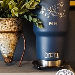 Pilot Gift, Pilot Gift for Men, Airplane Gift, Gift for Pilot, Aviation Gift, Engraved Yeti Tumbler, Airplane Gifts, Pilot Mug, Pilot Wife image 6