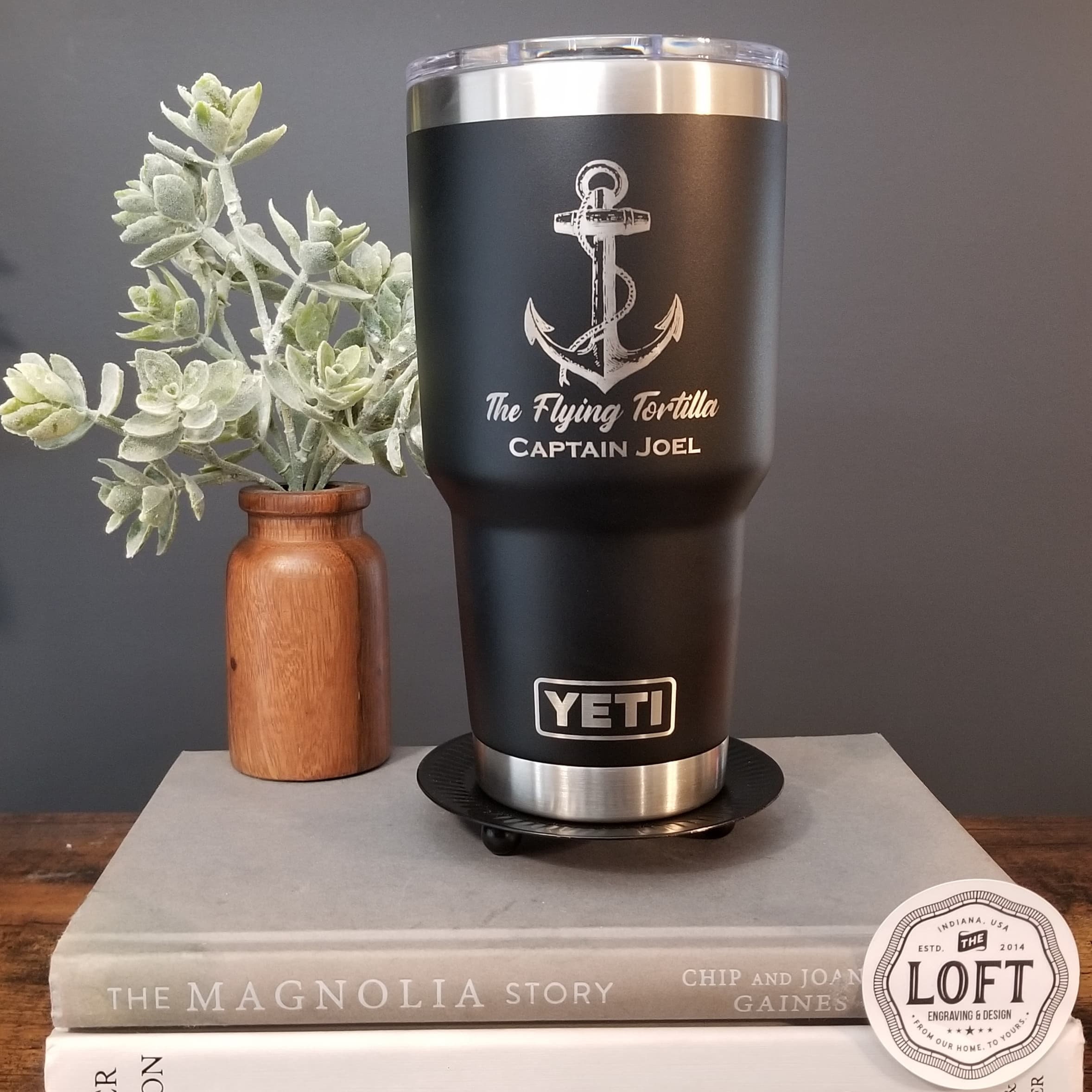 Hot pin break out Style Engraved Yeti Tumbler, Lake Life Cup