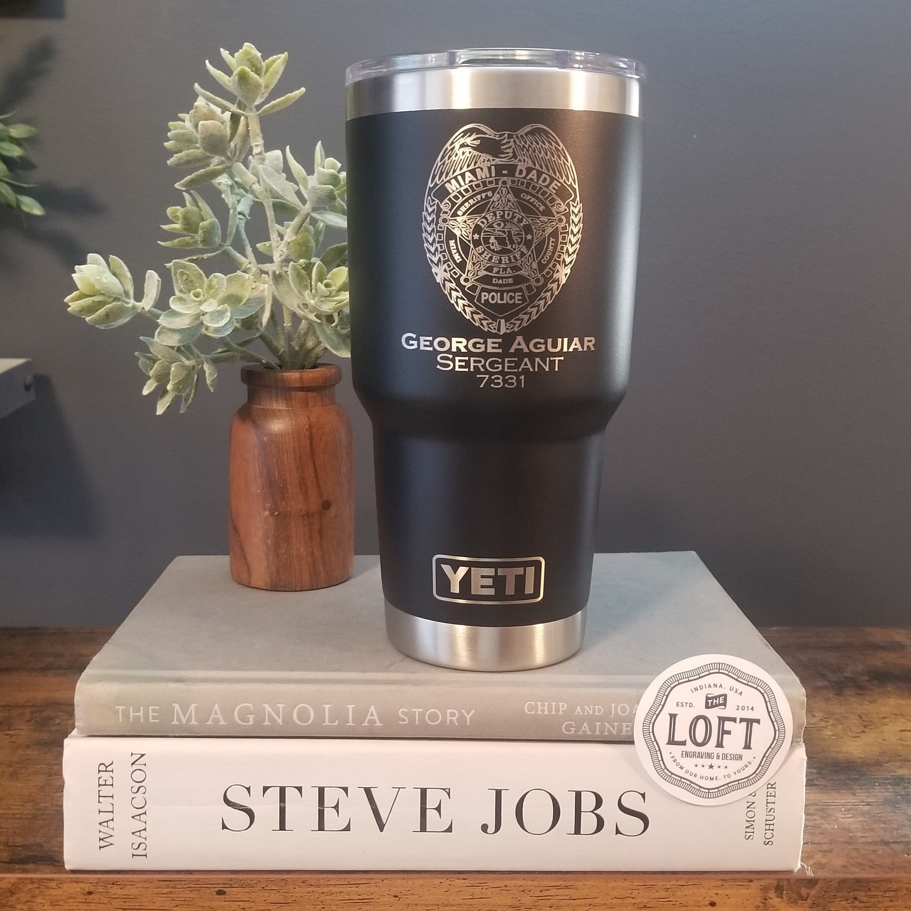 Law Enforcement Engraved Yeti Police Officer Gift Back The Etsy