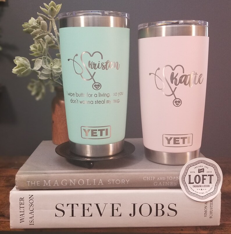 Engraved Yeti for Nurse Personalized Nursing Tumbler Nursing Etsy