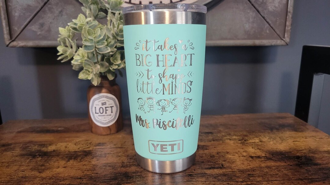 Engraved Teacher Yeti, Teacher Appreciation Gift, Teacher Coffee Mug
