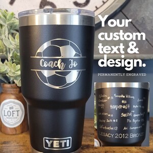 Signature Engraved Yeti Tumbler, Handwriting Signature Mug, Actual Handwriting Gifts, Handwriting Memorial, Coach Appreciation Gift, For Him