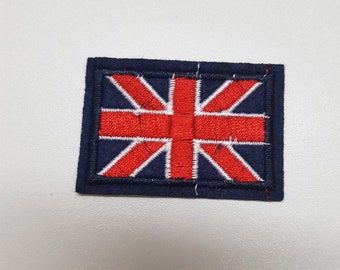 UK Flag Embroidered Iron Sew On  Patch United Kingdom Badge Transfer YL