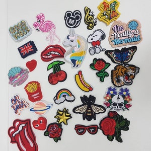 Trendy Y2K stickers. Cute girly patches, butterfly and glamour heart s By  WinWin_artlab
