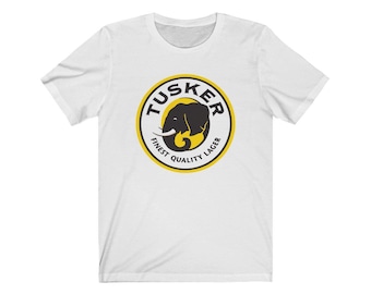 TUSKER Kenia Beer Jersey T Shirt (Unisex)