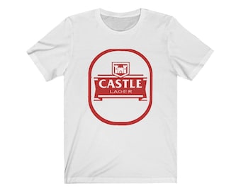 CASTLE South African Lager beer Jersey T Shirt (Unisex)