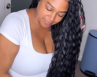 Wet n wavy Virgin Human hair bundles for Braiding