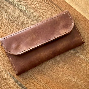 Personalized Leather Tobacco Pouch, Custom Leather Tobacco Case, Handmade Rolling Tobacco Case, Handmade Tobacco Pouch, Gift for Dad