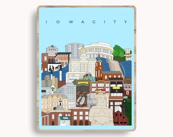 Iowa Cityscape Print