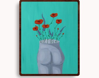Peachy Art Print